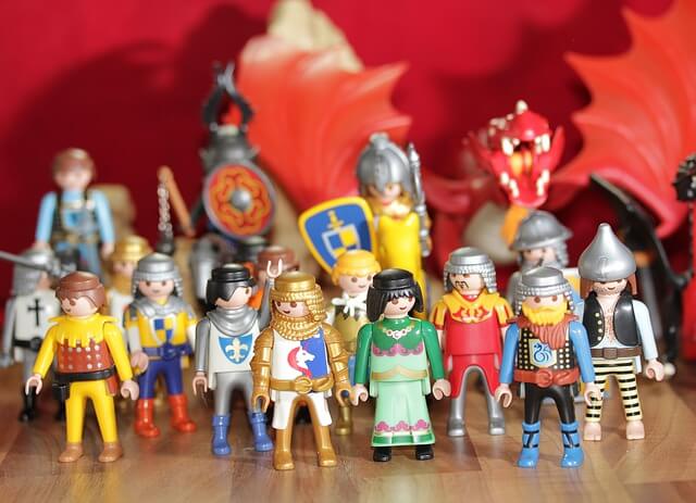 klocki playmobil rucerze i smok