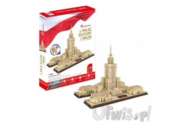 Puzzle 3d pałac kultury