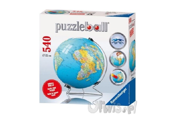 Puzzle kuliste globus