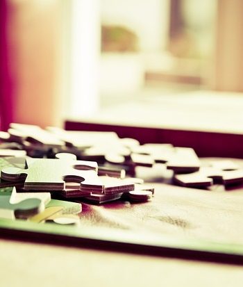 Rozłożone puzzle