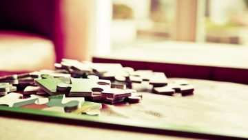 Rozłożone puzzle