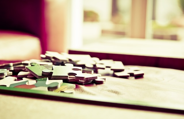 Rozłożone puzzle